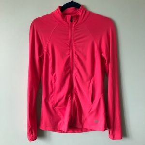 Marika Tek Fitted Track Jacket Full Zip Pink Small